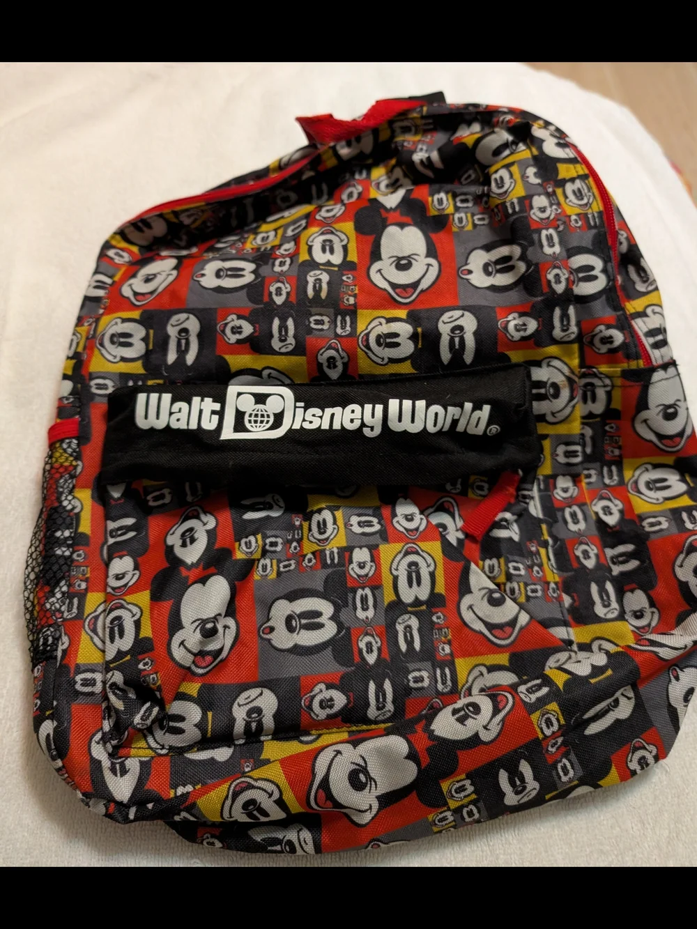 Disney Parks Black and White Logo Luggage Tag Insert